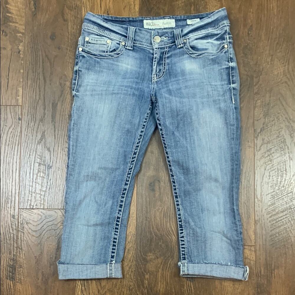 BKE Jeans Blue Denim Cutoff Capri Jeans